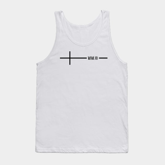 WWJD Tank Top by TheMoodyDecor